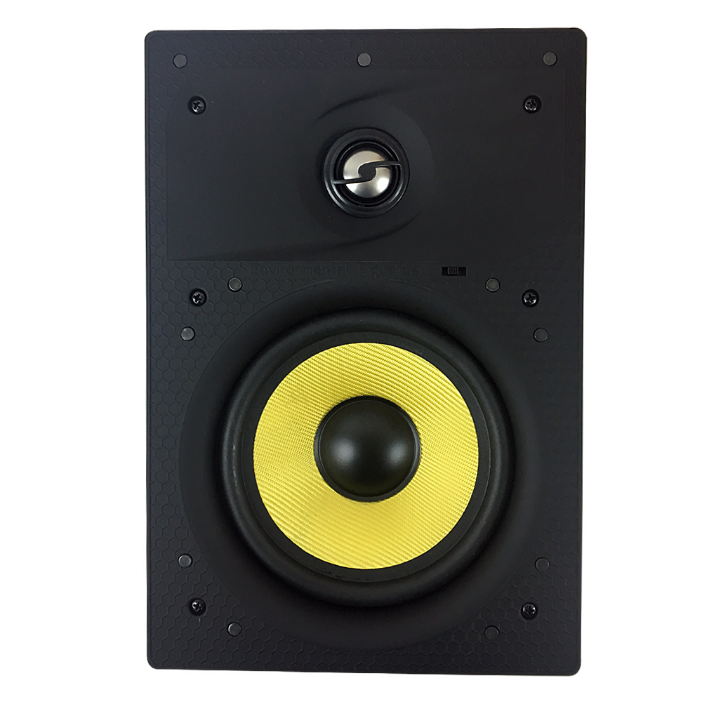 HF-W6FL: 6.5" 2-Way Frameless In-Wall Speaker, 120W Max (Pair)